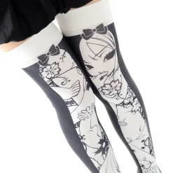 Zettairyoiki Flora Thigh-High Tights