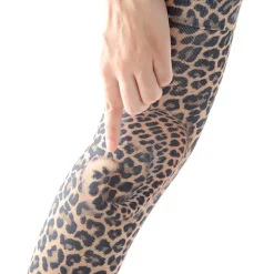Zettairyoiki Leopard Thigh-High Tights
