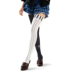 Zettairyoiki Piano Keys Thigh-High Tights