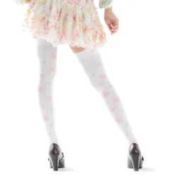 Zettairyoiki Sakura Bunny Blue Thigh-High Tights