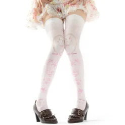 Zettairyoiki Sakura Bunny Pink Thigh-High Tights